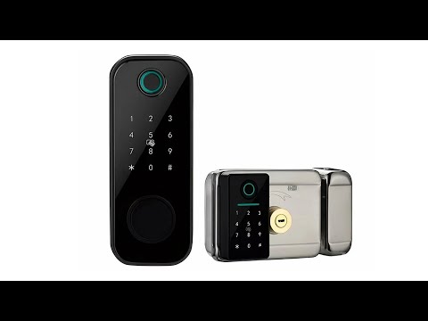 Видео: Умный биометрический электронный замок с WiFi на дверь HDcom SL-812-3 Tuya-WiFi