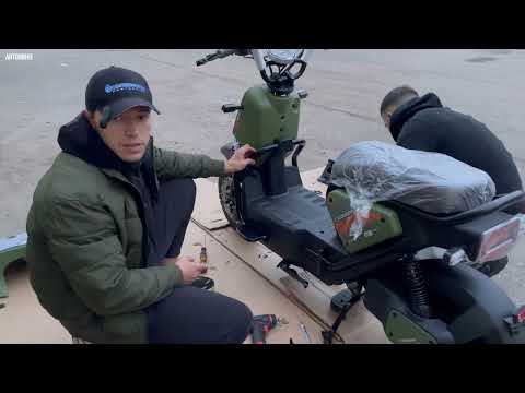 Видео: Сборка электроскутера с коробки Crosser CR4  1200W 72V. 2025