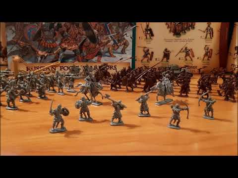 Видео: Солдатики 1/72 Легкая пехота Мертвых vs Мумии