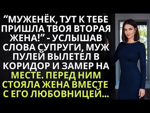 Видео: Муженёк, тут к тебе пришла твоя вторая жена - услышав слова супруги, муж вылетел в коридор и замер..