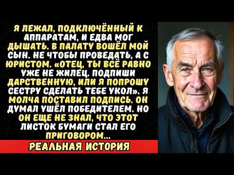 Видео: Сын принёс в реанимацию бумаги и ручку «Подпиши или умрёшь». Я дрожащей рукой подписал всё, но...