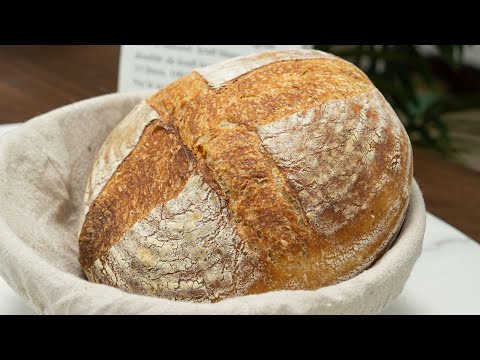 Видео: Не нужна чугунная сковорода! Как приготовить вкусный деревенский цельнозерновой хлеб!