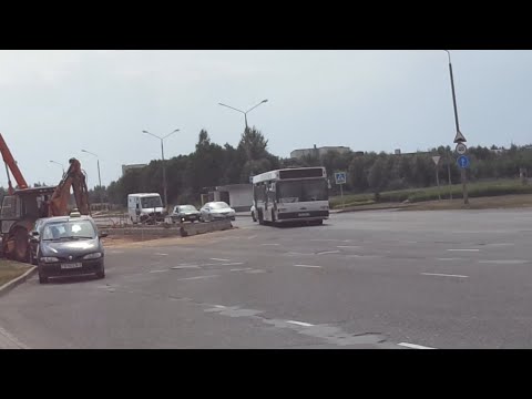Видео: Автобус №8 (Новополоцк). ДС Подкастельцы - Завод Белково-витаминных концентратов