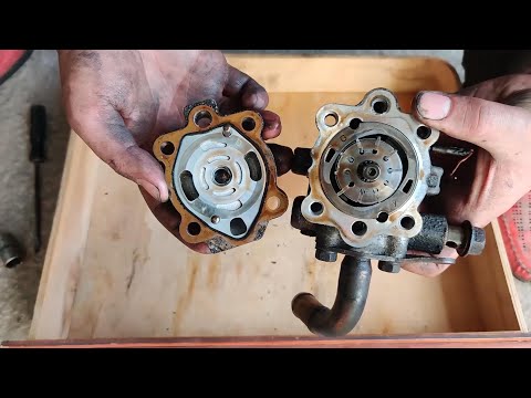 Видео: Ремонт насоса ГУР mazda 626 ge  Замена подшипника ГУР.