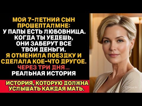 Видео: Мой сын прошептал мне: «Мамочка, у папы есть любовница, и они собираются забрать все твои деньги…»