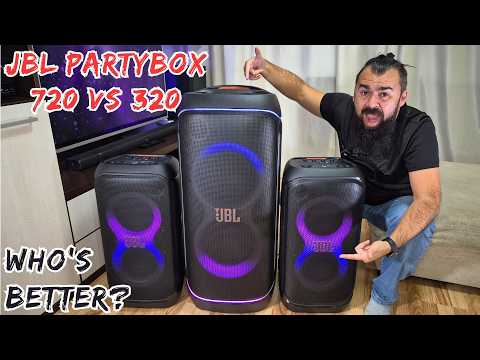 Видео: JBL Partybox 720 против JBL Partybox 320: кто лучше?