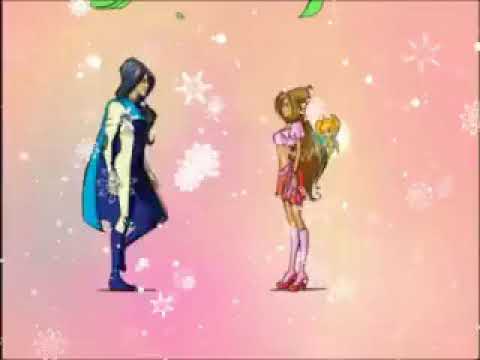 Видео: Гелия и Флора видео клип Заметает листья снег