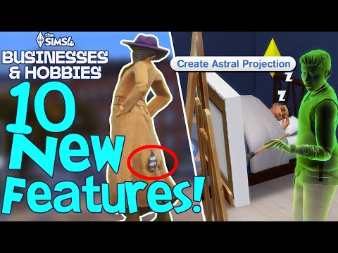 Видео: Бизнес и хобби в Sims 4: 10 ОСОБЕННОСТЕЙ, о которых вы могли не знать!