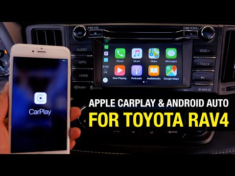 Видео: Toyota RAV4 2013–2018 | Проводные Apple CarPlay и Android Auto | Установка Plug & Play