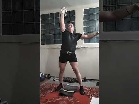 Видео: 13.10.25 Силовая связка с гирей 40 кг 50 раз за 24 мин 45 сек ( см. описание )