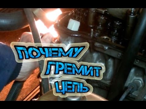 Видео: Почему гремит цепь? Ваз классика.