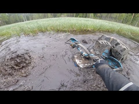 Видео: Реальный Гряземес. Renegade XMR 1000, Polaris Sportsman 1000, BRP Outlander 1000 в болотах,воде