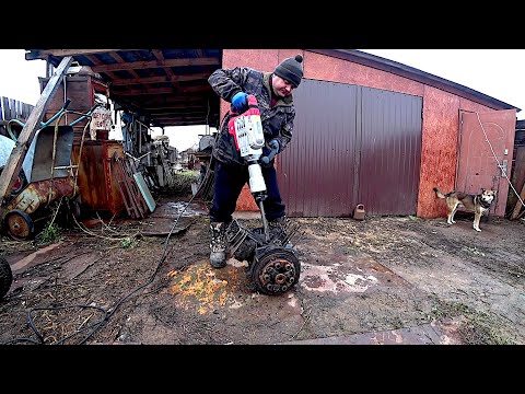 Видео: Добываю цветмет отбойником!