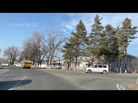 Видео: Спасск-Дальний 2022. На машине по городу. Арматурный, Тракторный, Вокзал...