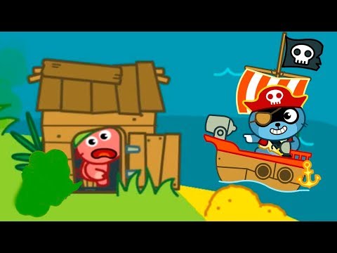 Видео: Пиратское приключение енота Панго | Играем в детскую игру