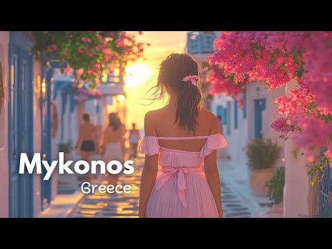 Видео: Миконос, Греция 🇬🇷😍 Закат на самом гламурном острове Средиземноморья ☀️