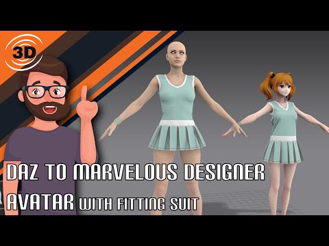 Видео: Настройка DAZ Genesis 8 в качестве аватара чудесного дизайнера