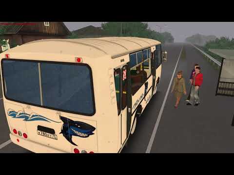 Видео: Чистогорская область ПАЗ 32054 РЕСТАЙЛИНГ на 1 маршруте. Omsi 2.