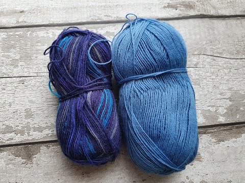 Видео: Топ со спущенным плечом// Носочная пряжа// Красители