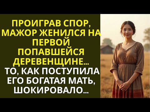 Видео: Проиграв спор, мажор женился на первой попавшейся деревенщине… Поступок его богатой матери шокировал