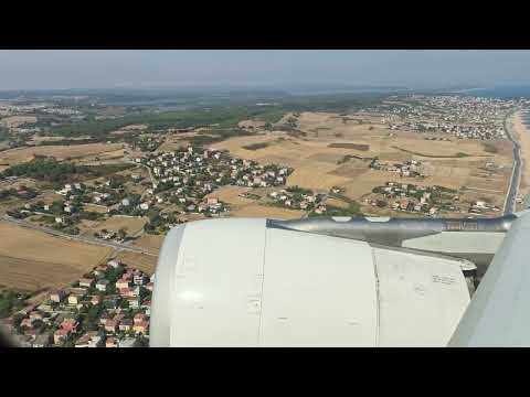 Видео: Посадка в Стамбуле со стороны Чёрного Моря. Airbus A330-200 Turkish Airlines. 4K.