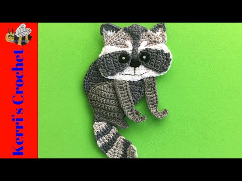 Видео: Учебное пособие по вязанию крючком енота - Учебное пособие по вязанию крючком