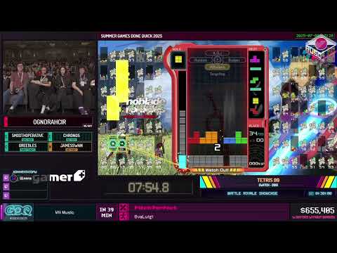 Видео: [RU] Tetris 99 Battle Royale [Showcase] от @ogNdrahciR - #SGDQ2025