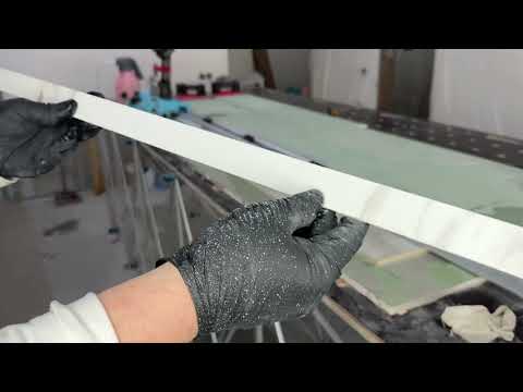 Видео: Как сделать подоконник из керамогранита!