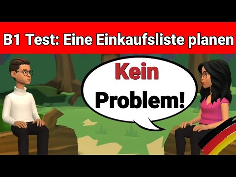 Видео: Устный экзамен по немецкому языку B1 | Планируйте что-нибудь вместе/диалог. Часть 3: Шоппинг