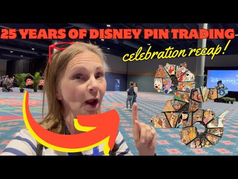 Видео: ОТМЕЧАЕМ 25 ЛЕТ ТОРГОВЛИ ПИН-ЗНАКАМИ DISNEY: ОБЗОР СОБЫТИЯ
