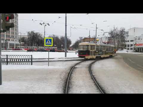 Видео: Полет по 32 трамвайному маршруту, Екатеринбург