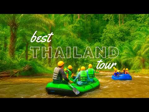 Видео: Самый безумный день в Таиланде! 🌴 Сплав, зиплайн, слоны и джунгли 🐘 Путешествие в Таиланд #out_home
