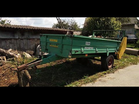 Видео: Навозоразбрасыватель. РОУ 2.5т AGROMET WARFAMA. Приобрел.