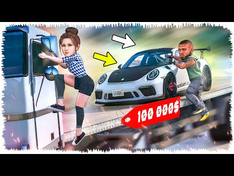Видео: Полицейский Джонни Ұрының Көлігін Ұрлады(GTA V) джони жони