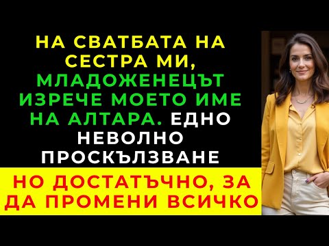 Видео: На сватбата на сестра ми чух нейния младоженец да извика моето име на олтара.