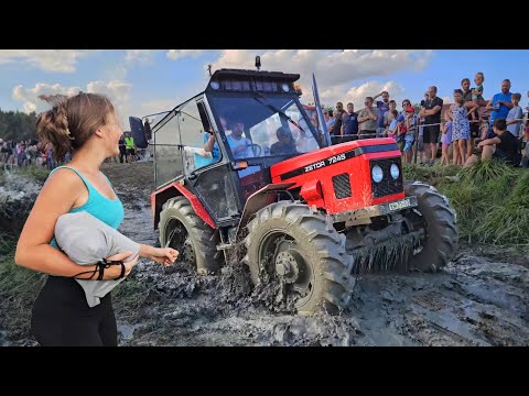 Видео: Отец и дочь застряли в грязи - 🚜Крутое Трактор Шоу Модликов 2024