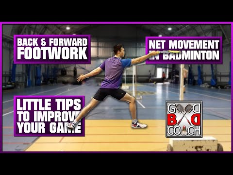 Видео: EZ BAD || NET # Выход на СЕТКУ, работа РУК и НОГ || NET Movement in badminton