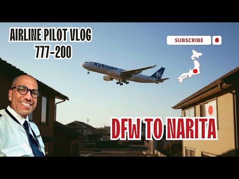 Видео: Видеоблог пилота авиакомпании Boeing 777-200 DFW-NRT-DFW