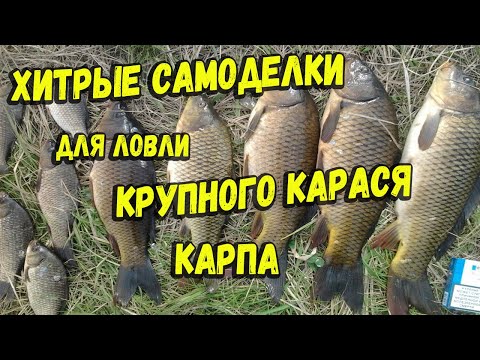 Видео: Хитрые самоделки для рыбалки на крупного карася и карпа
