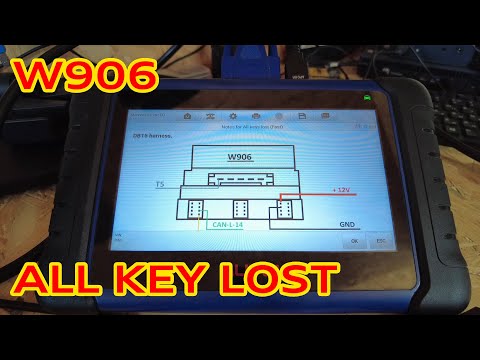 Видео: Mercedes Sprinter W906 - All Key Lost - Ключ по замку