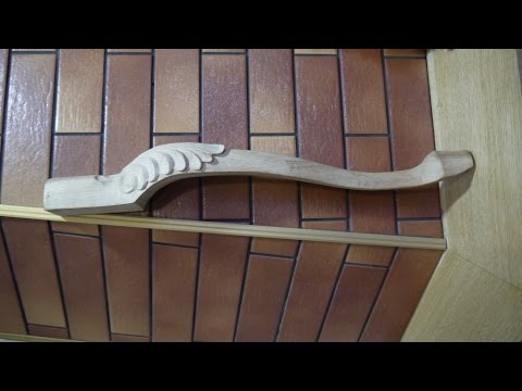 Видео: Ножки кабриоль с резьбой (гнутые ножки) Cabriole legs with thread (curved legs)