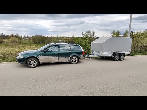 Видео: Дальнобой с прицепом: газель отдыхает