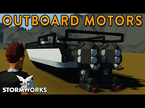 Видео: Малые модульные подвесные моторы - Stormworks