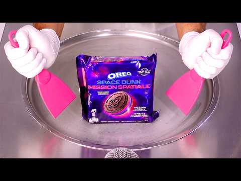 Видео: АСМР | Как приготовить Oreo Space Dunk — роллы с мороженым | Сытно и вкусно (без разговоров)