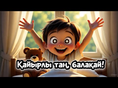 Видео: Қайырлы таң , балақай | балаларға арналған ән| балабақша ән