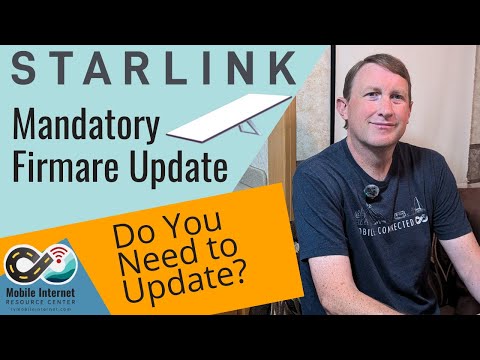 Видео: Для некоторых устройств требуются обязательные обновления прошивки Starlink. Обновитесь до 17 ноя...