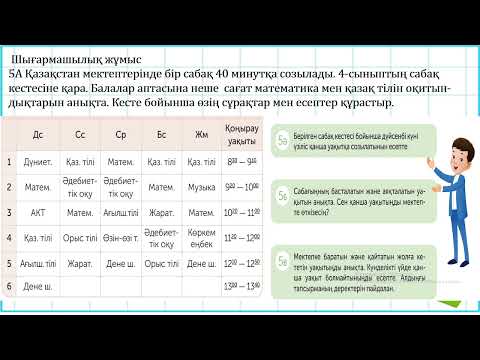 Видео: 4 сынып математика 3 сыныпта өткенді қайталау 1 тоқсан №1 сабақ