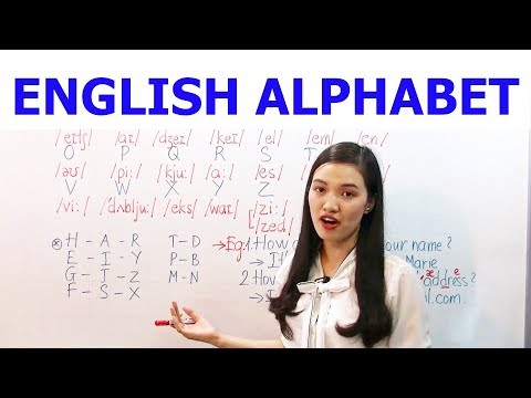 Видео: АНГЛИЙСКИЙ АЛФАВИТ | Английское произношение