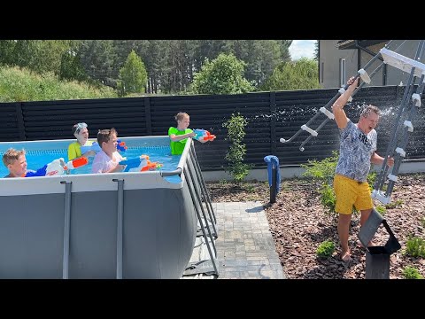 Видео: 24 ЧАСА БИТВА ВОДОЙ. КАК ВЫБРАТЬСЯ С БАССЕЙНА? БРОС ШОУ