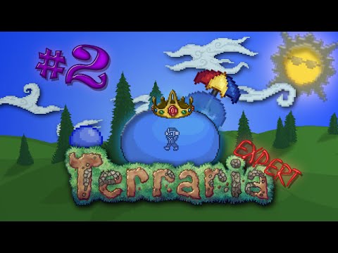 Видео: Выживание в Terraria (Expert) - Новый день, новые приключения! #2